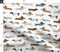 Dachshund Blue Dogs Pet Animal Happy Weiner Cute Kids Room Custom Printed Fabric by Spoonflower Various Fabrics by the Yard or Fat Quarter